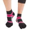 dámské polyamidové sportovní barevné prstové ponožky SPORTSM,, 35-38