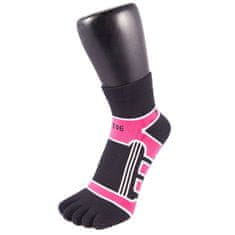 TOETOE dámské polyamidové sportovní barevné prstové ponožky SPORTSM,, 35-38