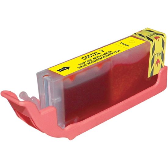 Náplně Do Tiskáren CLI-551Y-XL 551 XL Y - Canon kompatibilní inkoustová cartridge barva žlutá/yellow - CLI-551 XL