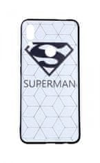 TopQ Kryt Huawei P Smart Z 3D silikon Bílý Superman 43260