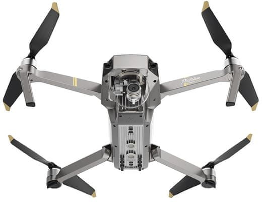 Dron DJI Mavic Pro Platinum, vysoké rozlišení 4K UHD, velký dosah, režimy, ovládány gesty