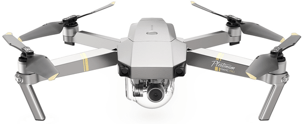 Dron DJI Mavic Pro Platinum, malý, výkonný, velký dosah, vysoká rychlost, 4K UHD kamera, 4K video, vysoké rozlišení, vybavení, příslušenství, kombo set