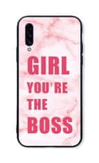 TopQ Kryt LUXURY Samsung A30s pevný Girl Boss 45391