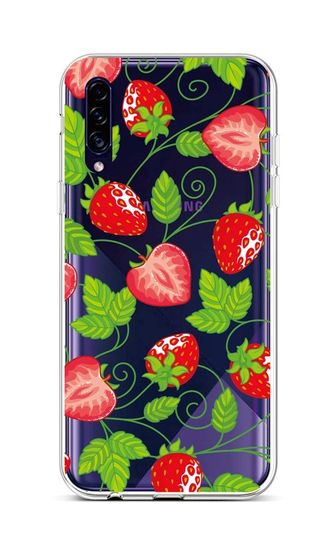 TopQ Kryt Samsung A30s silikon Strawberries 45293