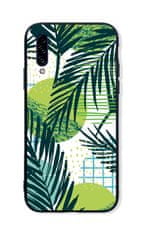 TopQ Kryt LUXURY Samsung A30s pevný Green Leaves 45389