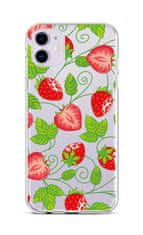 TopQ Kryt iPhone 11 silikon Strawberries 44998