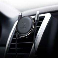 BASEUS Magnetic Air Vent magnetický držák na mobil do auta, červený