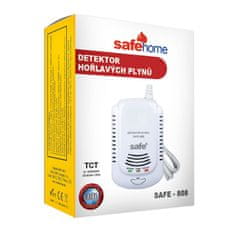 Safe Home Detektor hořlavých a výbušných plynů SAFE 808 - hlásič zemního plynu