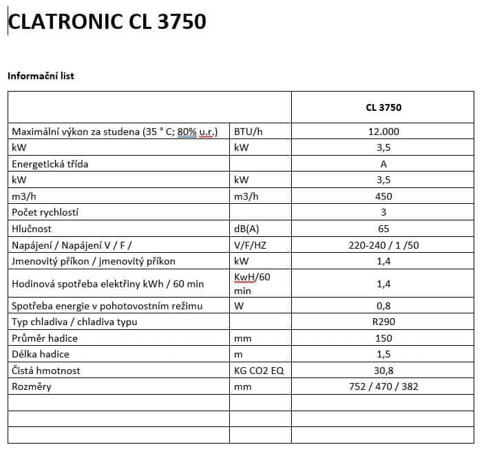Clatronic CL 3750 - zánovní