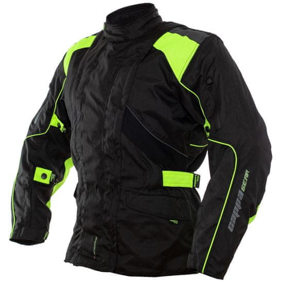 Cappa Racing Bunda moto UNISEX ROAD textilní černá/zelená