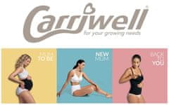 Carriwell Kalhotky do porodnice Deluxe - těhotenské i po porodu 2 ks černé