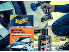 Meguiar's Quik Scratch Eraser Kit - sada pro lokální odstranění defektů laku