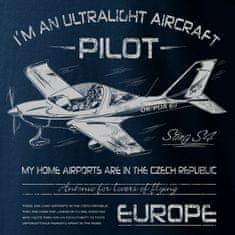 ANTONIO Tričko s českým ultralehkým letadlem ULTRALIGHT STING S-4, L
