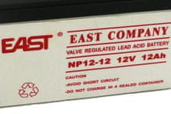 Baterie EAST NP12-12, 12V, 12Ah (RBC4)