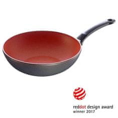 Fissler Wok pánev s nepřilnavým povrchem Senso Red 28 cm 