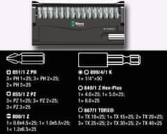 Wera Sada bitů Bit-check 30