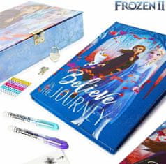 Deník - diář Frozen 2 se zamykacím boxem a příslušenstvím