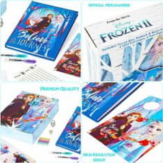 Deník - diář Frozen 2 se zamykacím boxem a příslušenstvím