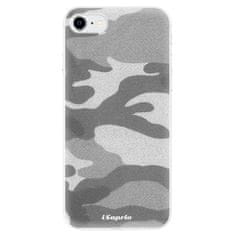 iSaprio Silikonové pouzdro - Gray Camuflage 02 pro Apple iPhone SE 2020