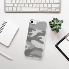 iSaprio Silikonové pouzdro - Gray Camuflage 02 pro Apple iPhone SE 2020