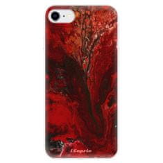 iSaprio Silikonové pouzdro - RedMarble 17 pro Apple iPhone SE 2020