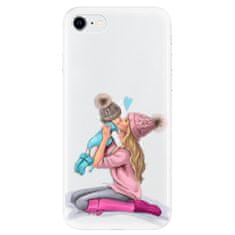 iSaprio Silikonové pouzdro - Kissing Mom - Blond and Boy pro Apple iPhone SE 2020