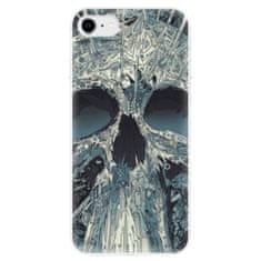 iSaprio Silikonové pouzdro - Abstract Skull pro Apple iPhone SE 2020