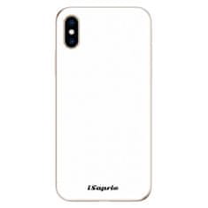 iSaprio Silikonové pouzdro - 4Pure - bílý pro Apple iPhone XS