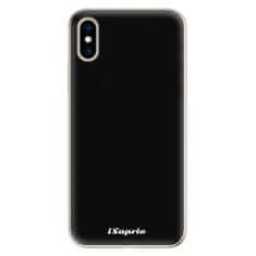 iSaprio Silikonové pouzdro - 4Pure - černý pro Apple iPhone XS