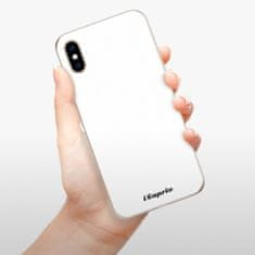 iSaprio Silikonové pouzdro - 4Pure - bílý pro Apple iPhone XS