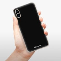 iSaprio Silikonové pouzdro - 4Pure - černý pro Apple iPhone XS