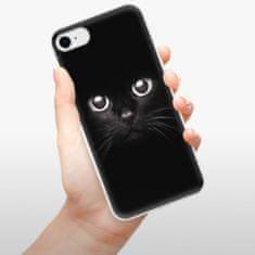 iSaprio Silikonové pouzdro - Black Cat pro Apple iPhone SE 2020