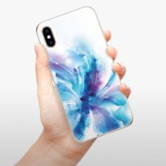 iSaprio Silikonové pouzdro - Abstract Flower pro Apple iPhone XS
