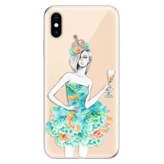 iSaprio Silikonové pouzdro - Queen of Parties pro Apple iPhone XS