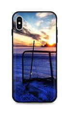 TopQ Kryt iPhone XS silikon Hockey Sunset 49167