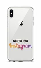 TopQ Kryt iPhone XS silikon Instagram 48526