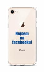 TopQ Kryt iPhone SE 2020 silikon Nejsem na Facebooku 49055