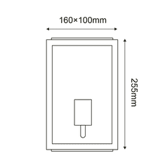 ACA Lightning  Venkovní nástěnné svítidlo CELIA max. 60W/E27/230V/IP44, bílá barva, CELIAM1