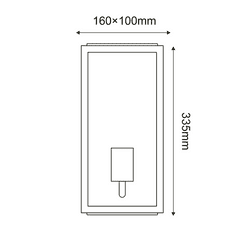 ACA Lightning  Venkovní nástěnné svítidlo CELIA max. 60W/E27/230V/IP44, šedá barva