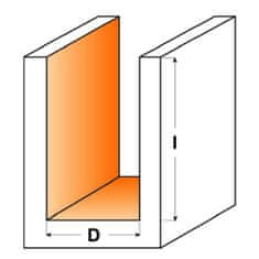 CMT Drážkovací fréza dlouhá D12x31,7 L60 S=8 HM (C91212011)