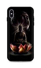 TopQ Kryt iPhone XS silikon Meditation 49179