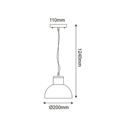 ACA Lightning  Venkovní závěsné svítidlo BERO max. 10W/E27/230V/IP44, hnědé