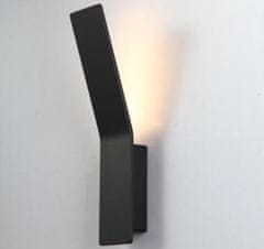 ACA Lightning  LED nástěnné dekorativní svítidlo ZEN 9W/230V/3000K/810Lm/100°/IP20, černé