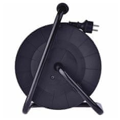 Emos  Profi prodlužovací kabel na bubnu - 4 zásuvky, 50m, 3 x 2,5mm, guma, IP44, černý