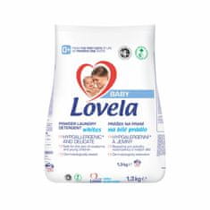 Lovela Baby prášek na praní na bílé prádlo 1,3 kg / 13 pracích dávek