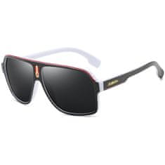 Dubery Alpine 7 sluneční brýle, White Black / Black