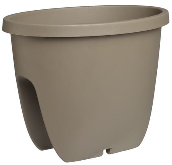 Marex Trade Plastkon balkónový květináč OVI 30 cm, cappucino