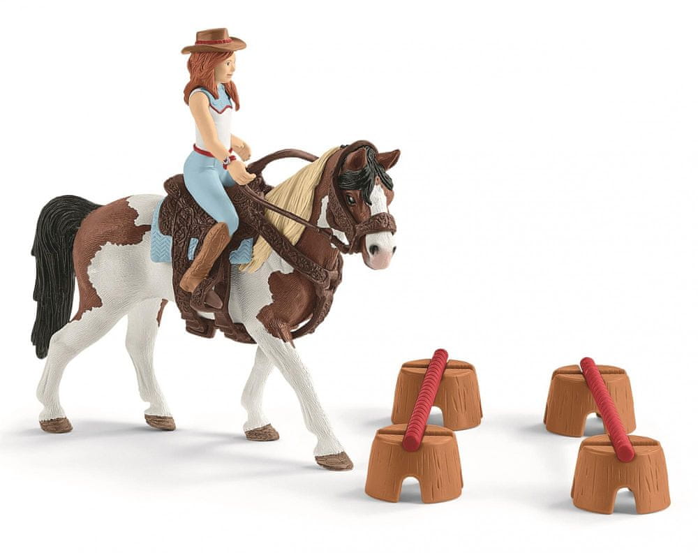 Schleich Hannah a jezdecká sada na western 42441