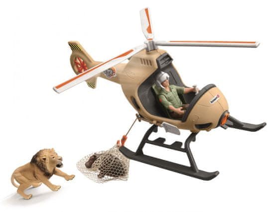 Schleich 42476 Záchranný vrtulník pro zvířata