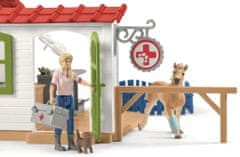 Schleich 42502 Veterinární ordinace pro domácí zvířata